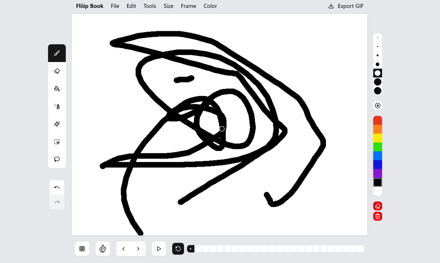 FliiipBook | 在线浏览器逐帧 GIF 动画工具